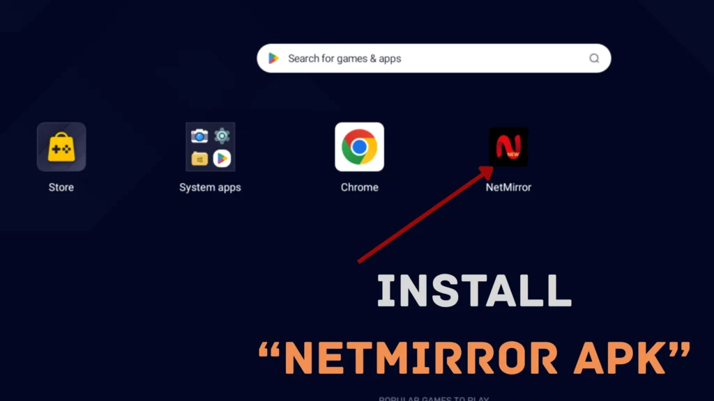 Install NetMirror APK